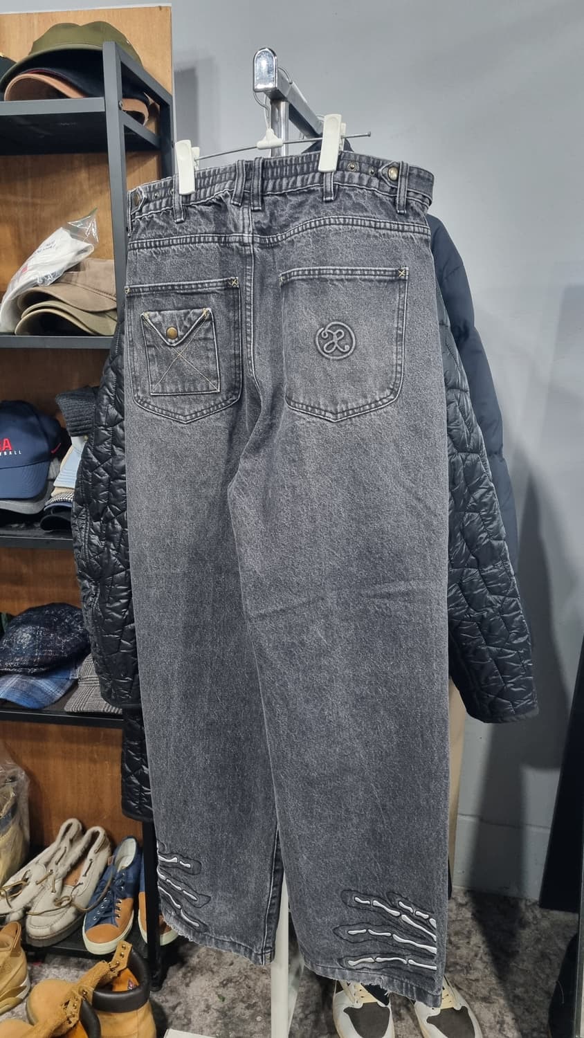 (엑스톤즈) WIDE 힙합바지 허리34~35(라지) 컨디션10/8 상품이미지2