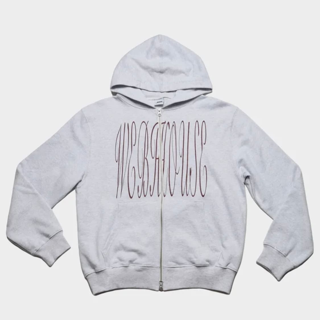 웹하우스 스크립트 후드집업 애쉬그레이 상품이미지1