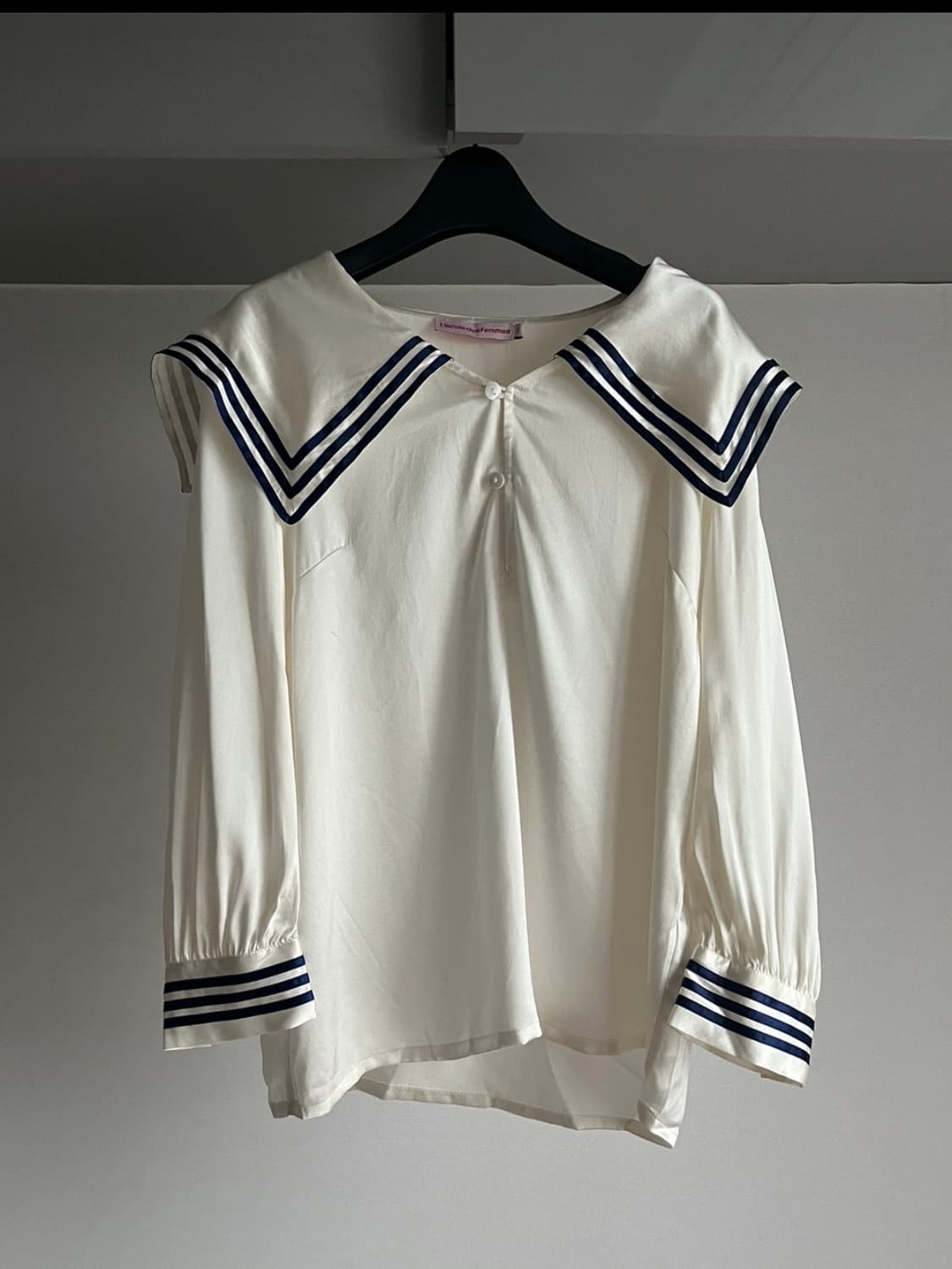 lecoledesfemmes sailor top s 세일러탑 새상품 상품이미지2