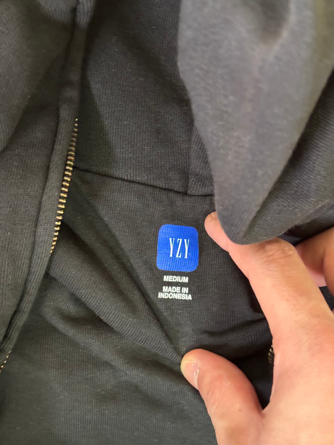 (M) 이지갭 후드집업 블랙 상품이미지2