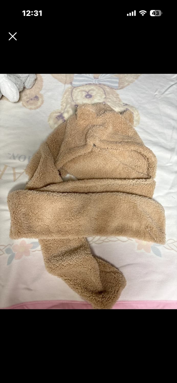 곰돌이 양털 바라클라바 상품이미지1