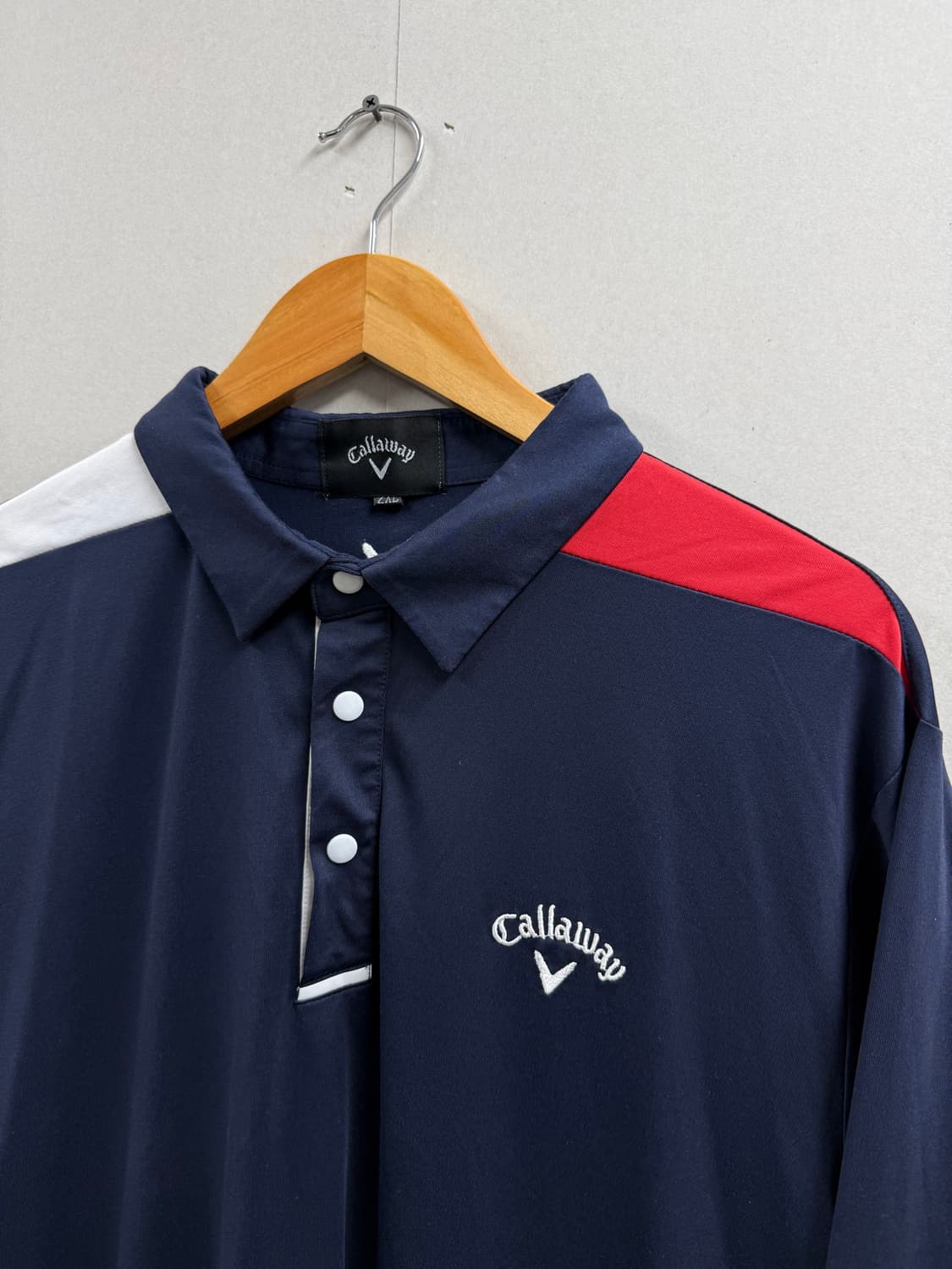 남성 105 / 캘러웨이 긴팔 카라티 폴리 네이비  상품이미지3