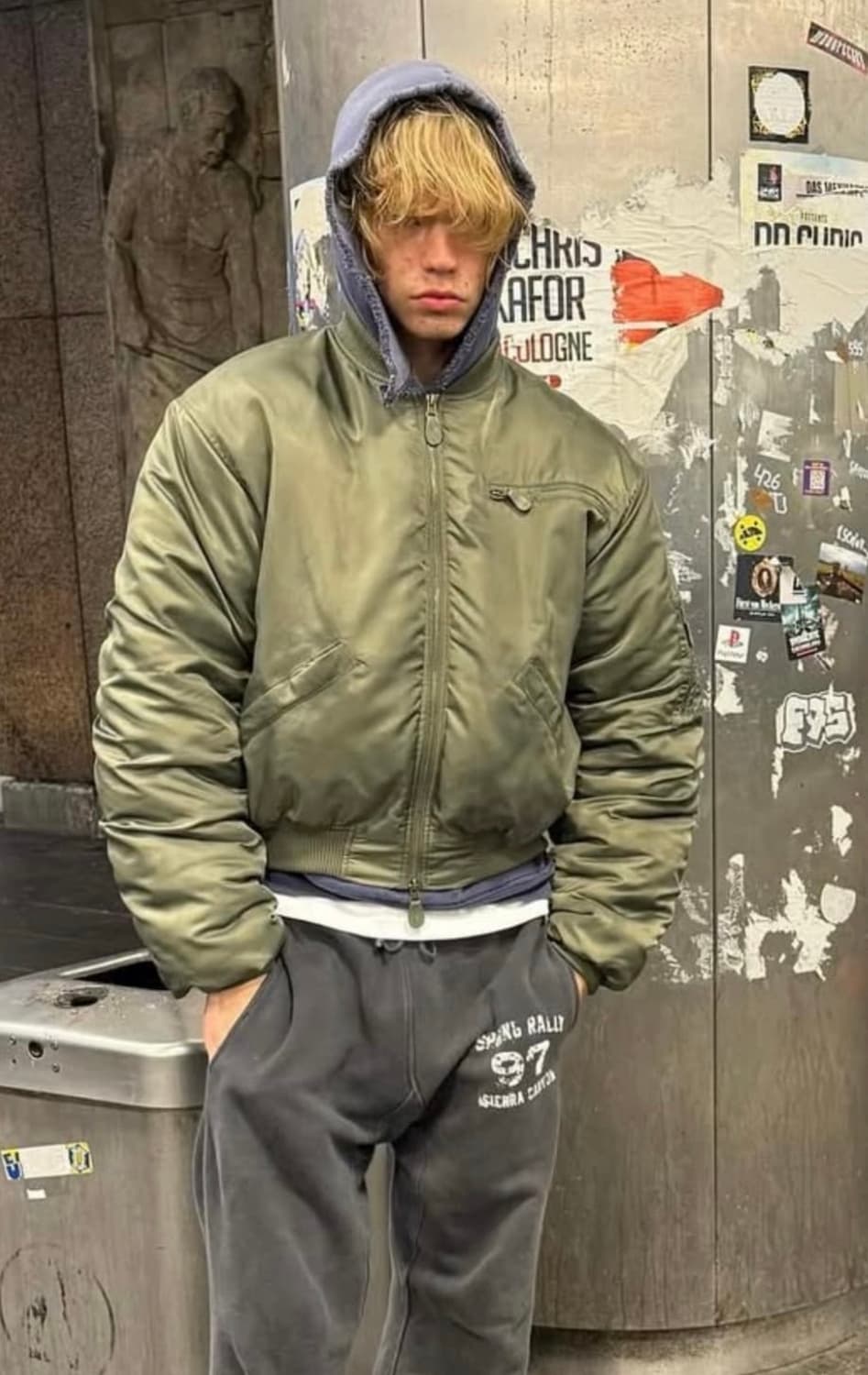 zicmade 봄버 올리브 상품이미지1