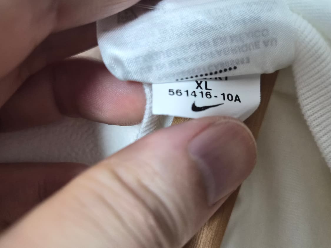 조던Jordan 시카고 레터링 화이트 반팔티셔츠 XL - T139 상품이미지7