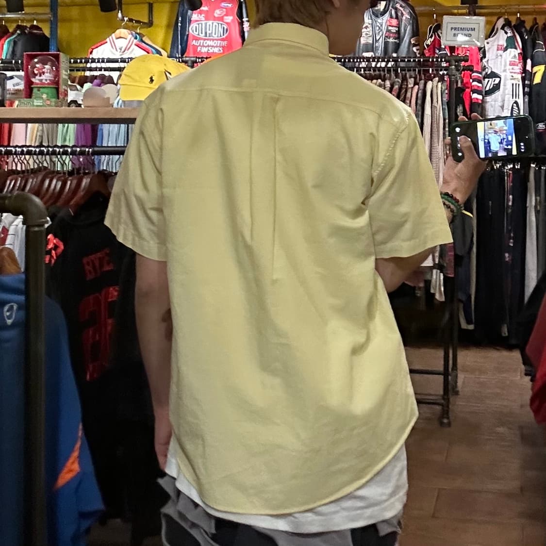 [HI] 폴로 랄프로렌 반팔 셔츠 옐로우 상품이미지5