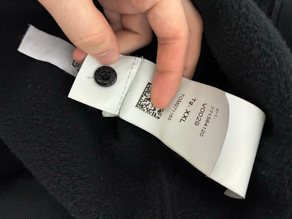 스톤아일랜드 후드 블랙 XXL 상품이미지3