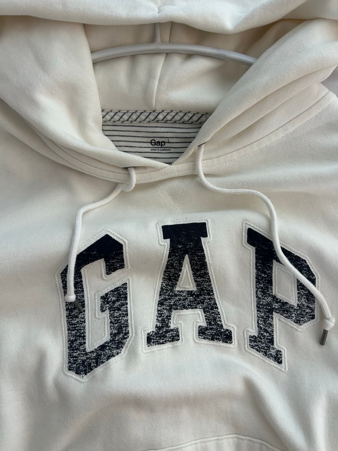 갭 빈티지 아이보리 후드티 상품이미지1