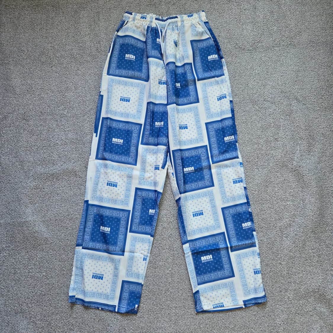 Japanese vintage 반다나 와이드 팬츠 Free 상품이미지1