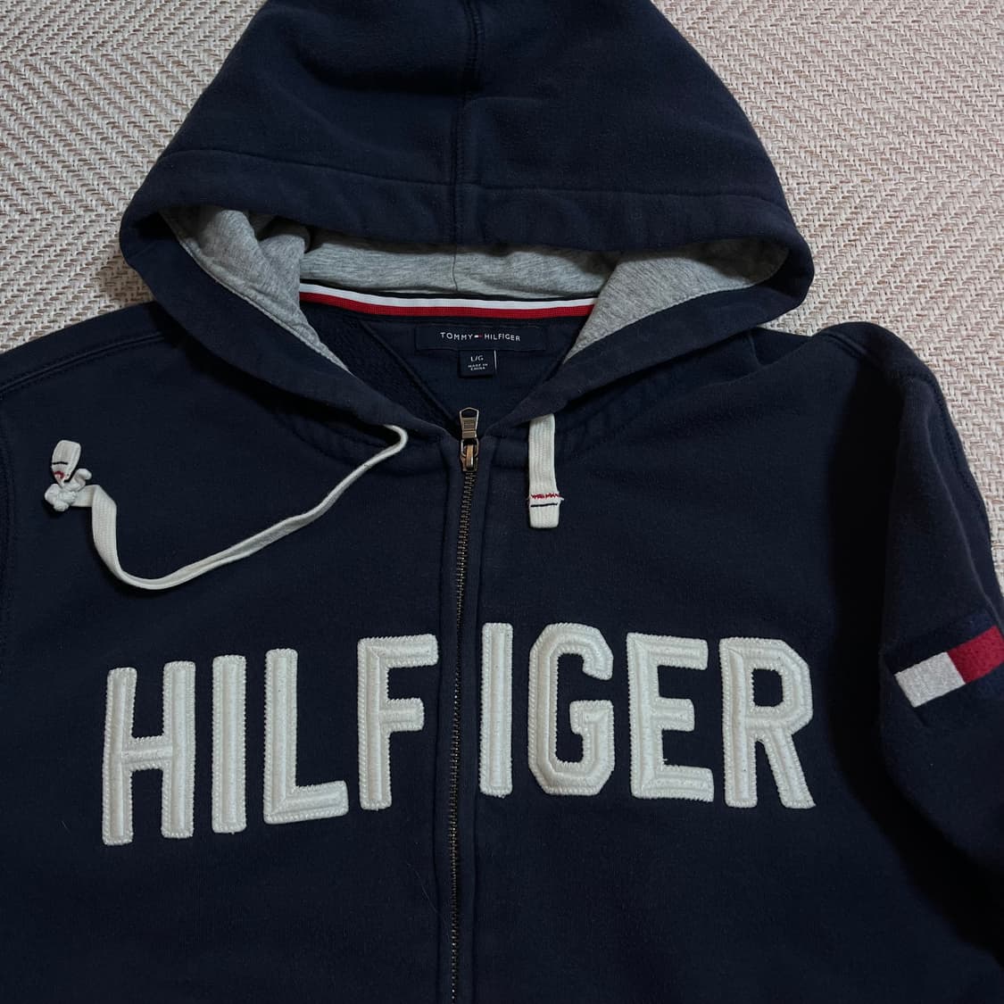 [정품] 타미 네이비 빅로고 기모 후집 [ L ] 상품이미지3