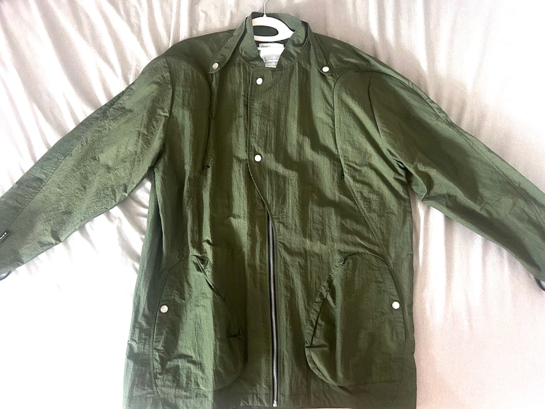 대만 테크웨어 브랜드 게릴라 그룹 야상 바람막이 카키 상품이미지2