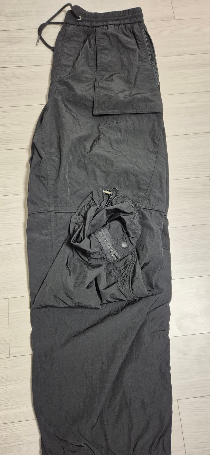 커스텀멜로우 블랙 밴딩 슬릿 팬츠 34  2025 S/S 상품이미지10