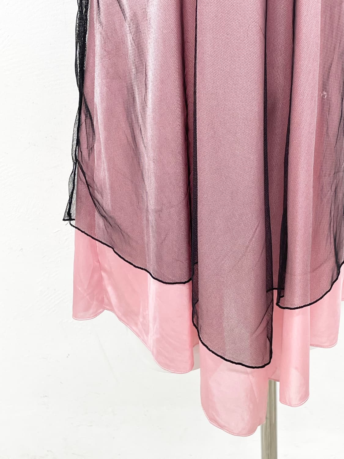 핑크 레이스 자수 슬립 상품이미지3