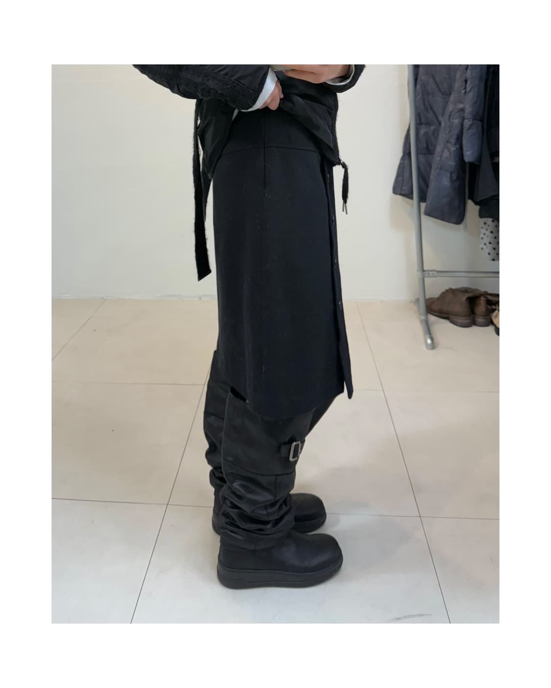 빈티지 버튼 스커트 상품이미지5