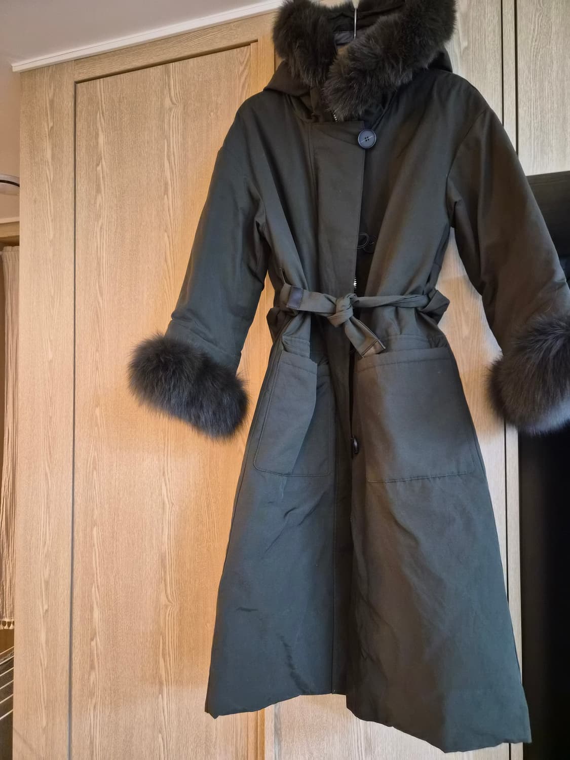 폭스 롱패딩 상품이미지1