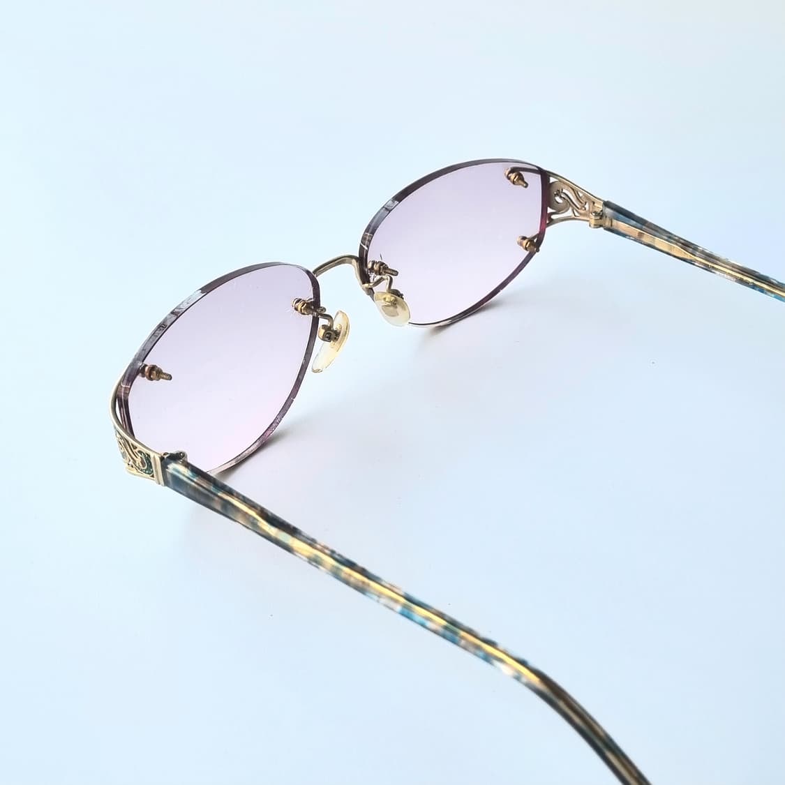 데드스탁 클래식 레트로무테 오벌쉐임 안경테577 상품이미지4