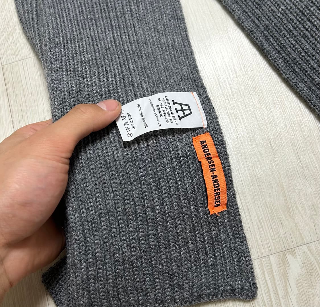 새상품 안데르센안데르센 머플러 그레이 상품이미지1