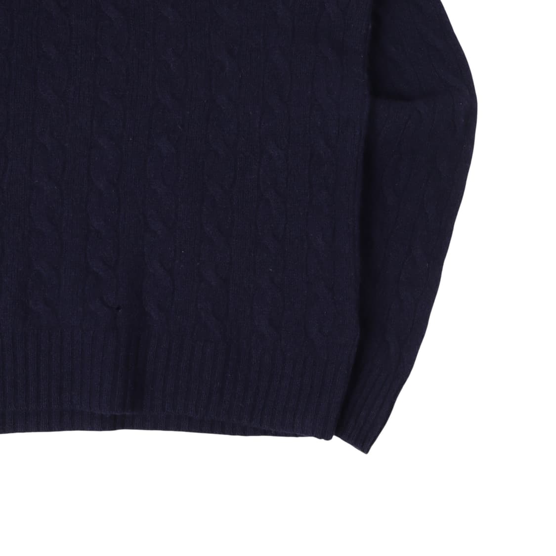 폴로 랄프로렌 다크네이비 울 캐시미어 케이블 니트 상품이미지4