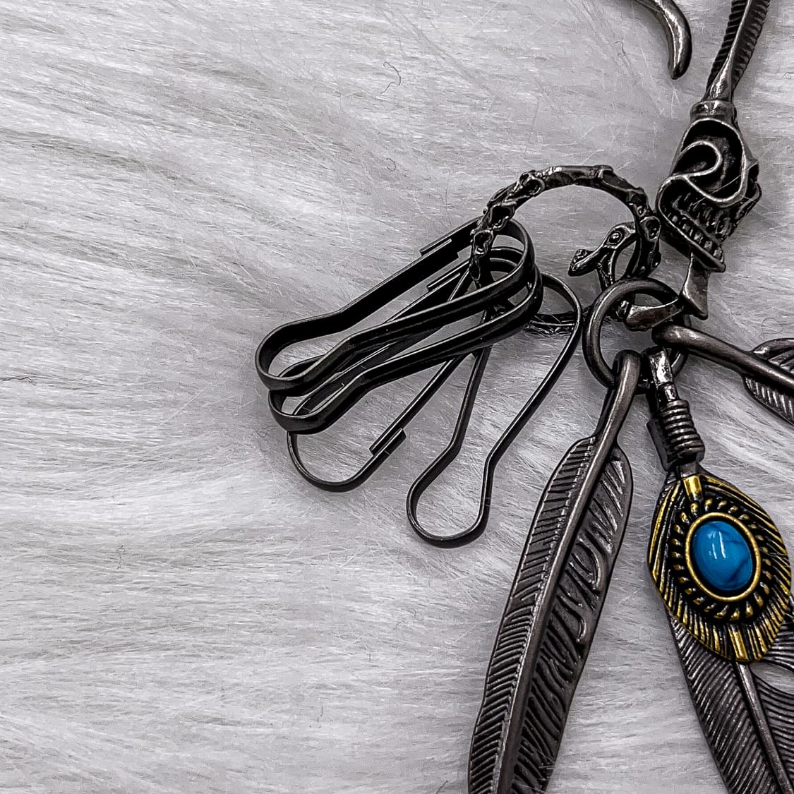 Vintage Ethnic Turquoise Keyring 상품이미지3