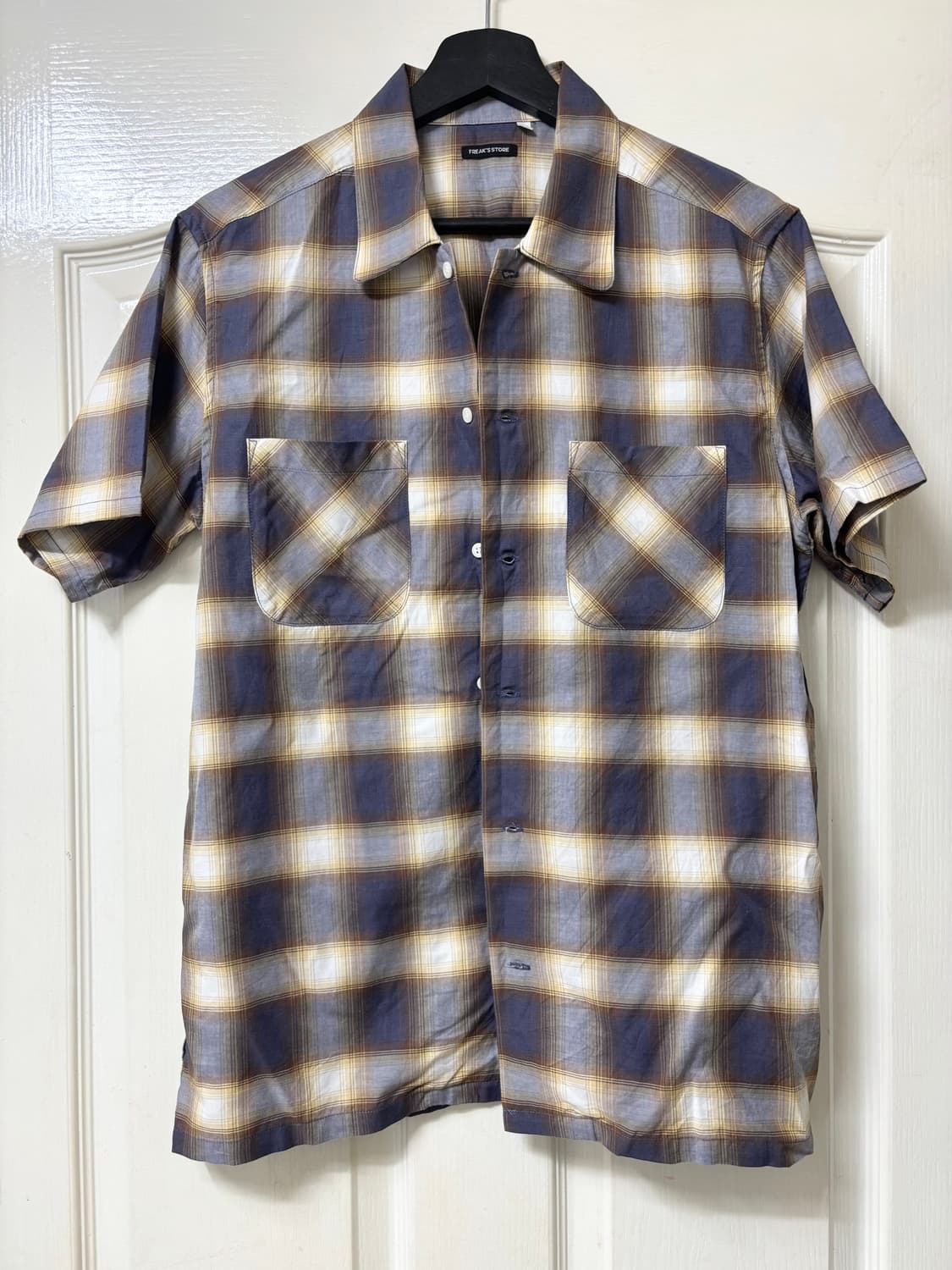 프릭스스토어 반팔 체크 셔츠 95 일본산 상품이미지1