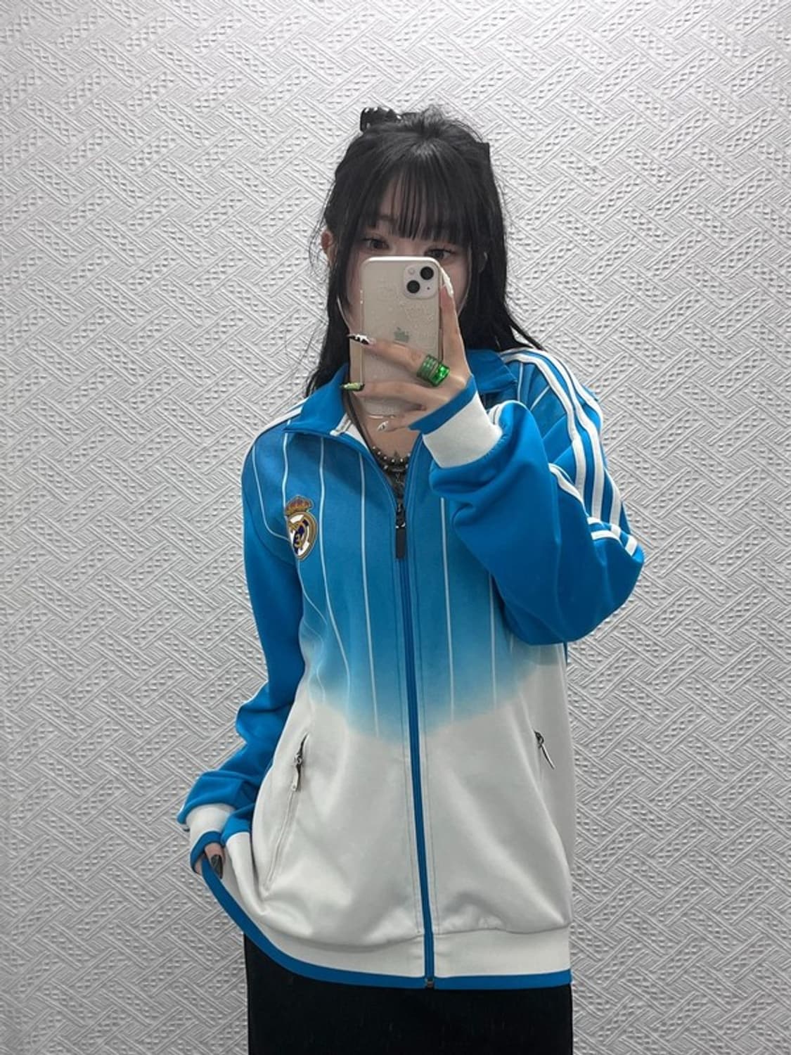 아디다스 레알마드리드 올드스쿨 빅사이즈 져지 집업 115 C08639 상품이미지1