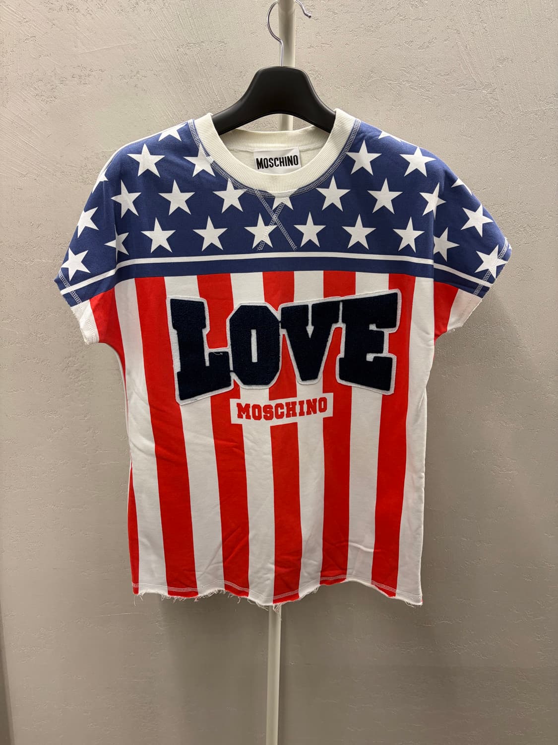 모스키노 성조기 반팔티 2 사이즈 상품이미지2