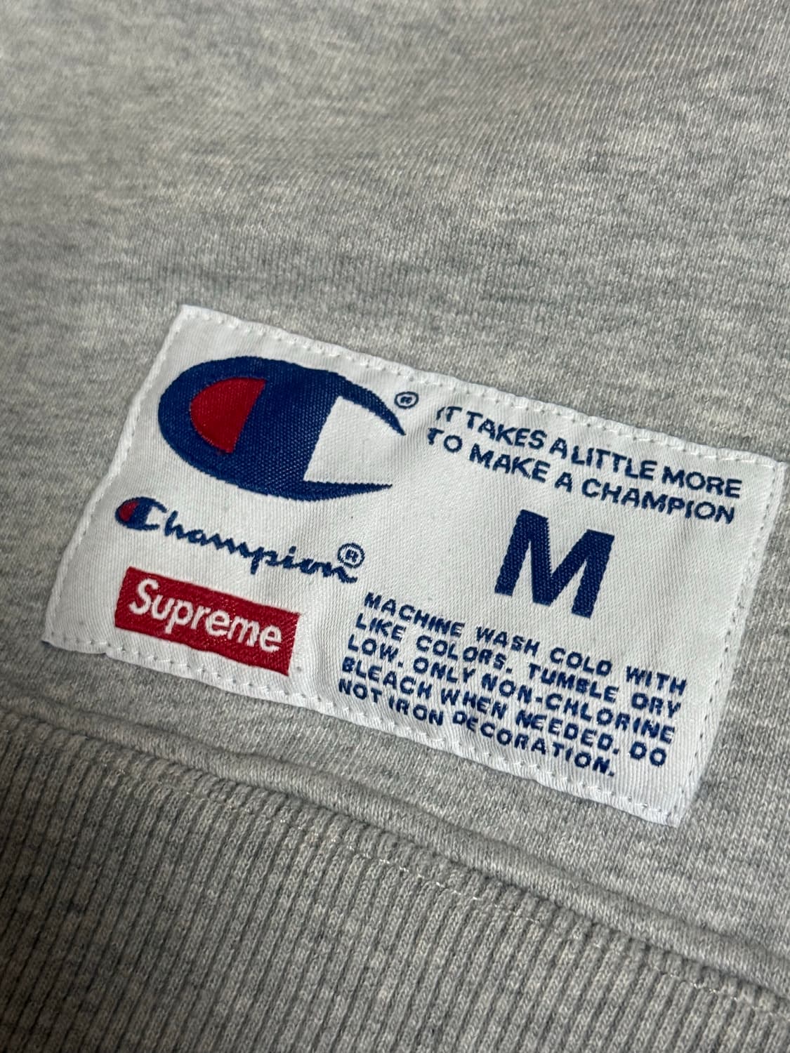 슈프림 x 챔피온 콜라보 후드티 상품이미지4