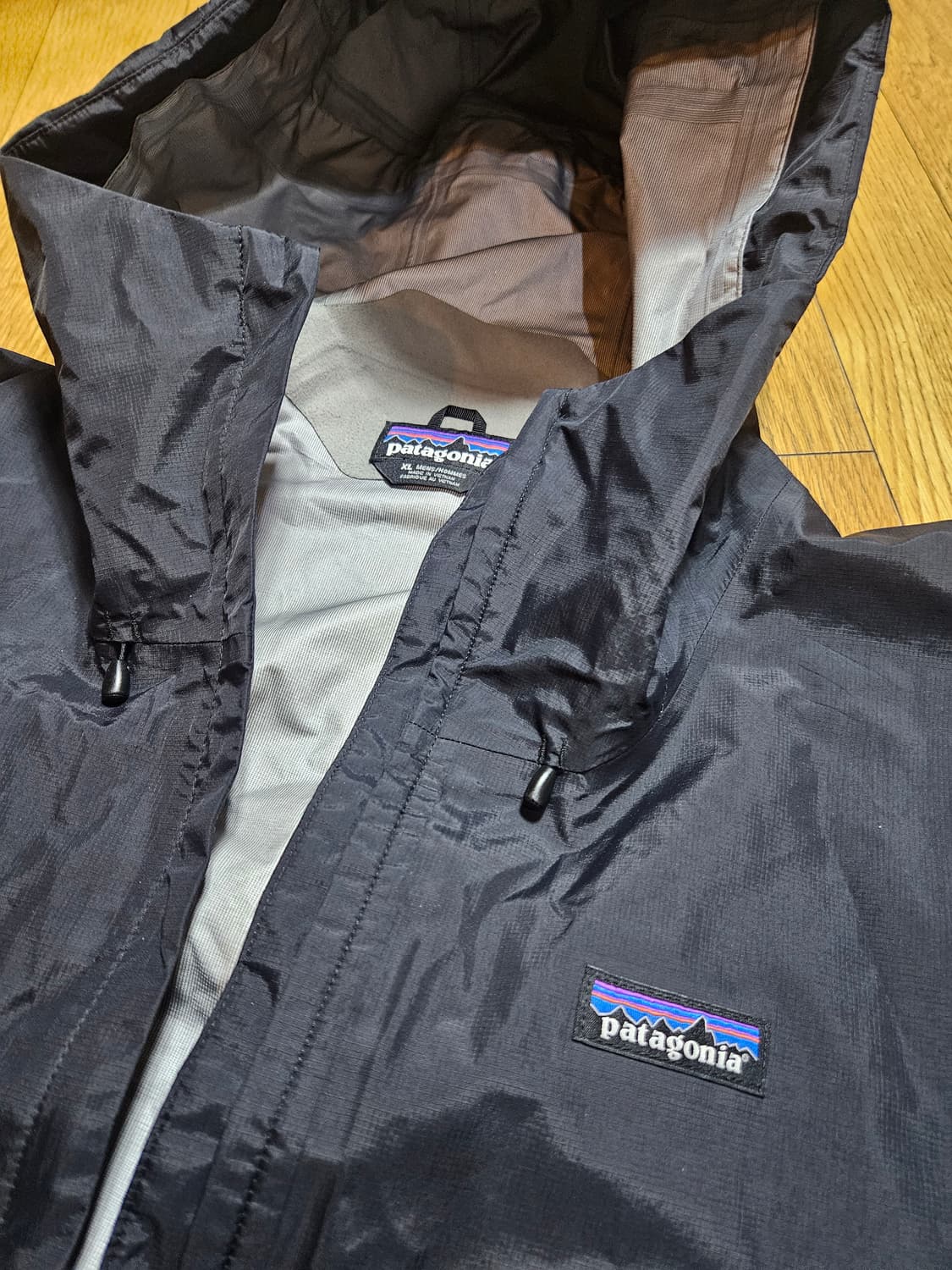 파타고니아 토렌쉘 바람막이 자켓 3l 블랙 xl 등산 고프코어  상품이미지3