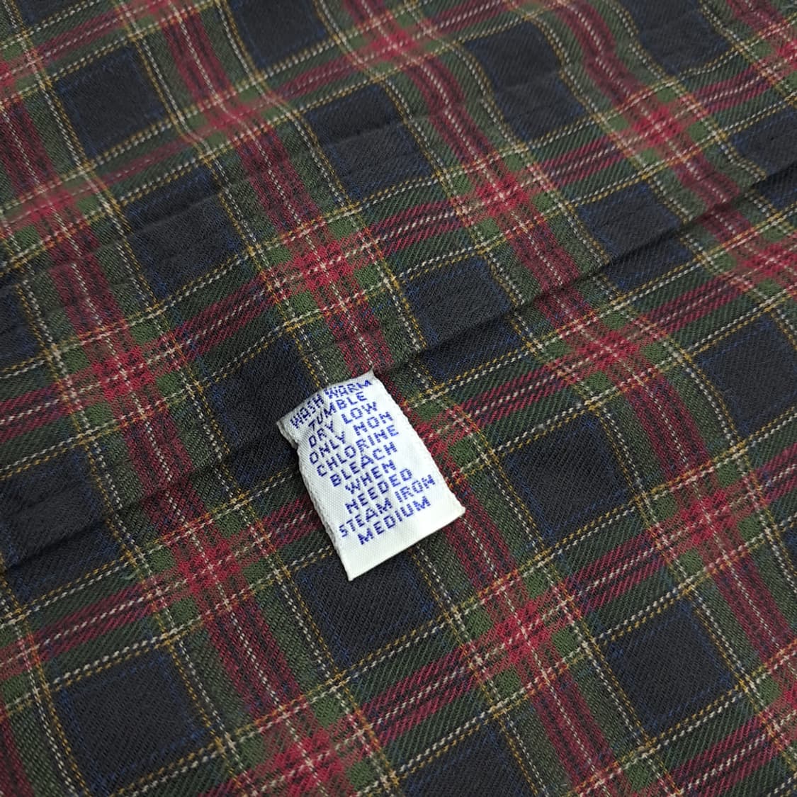 CN346 2XL 폴로 랄프로렌 80s USA 크리스마스 타탄체크 셔츠 상품이미지6