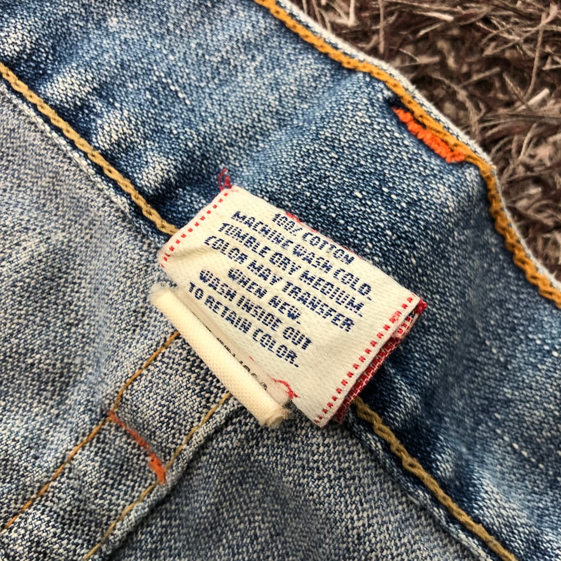 트루릴리전 조이 하프 디스 데님 팬츠 상품이미지9