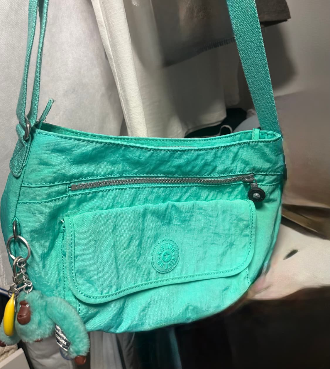 키플링 빈티지 민트 크로스백 y2k 민트코어 상품이미지6