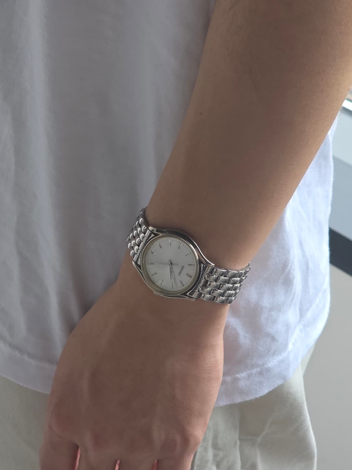 [희귀]90s 클레식 빈티지 세이코 드레스워치 V701-7A20 슬림 상품이미지6