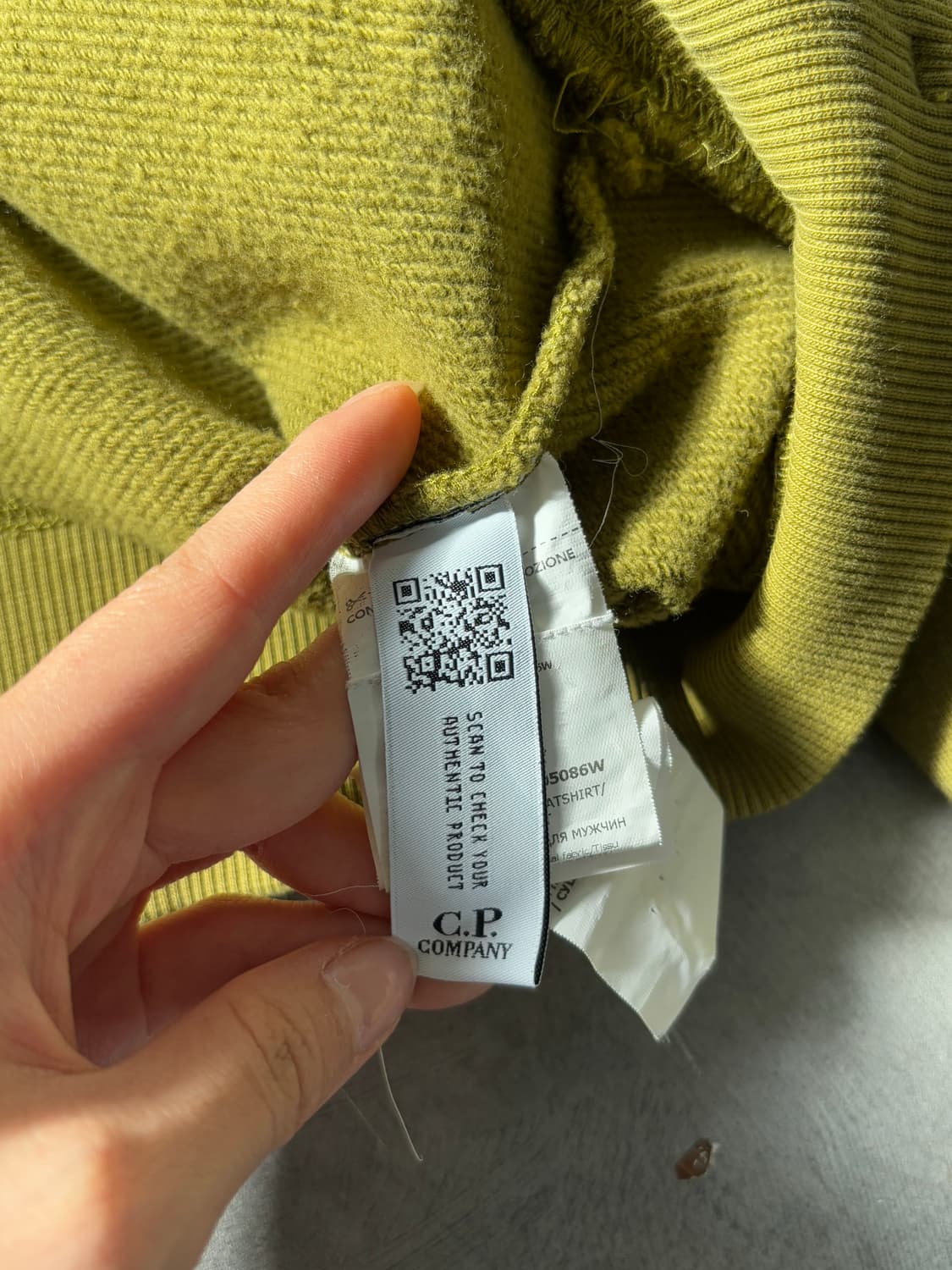 CP 컴퍼니 크루넥 그린 모스 스웻셔츠 상품이미지6