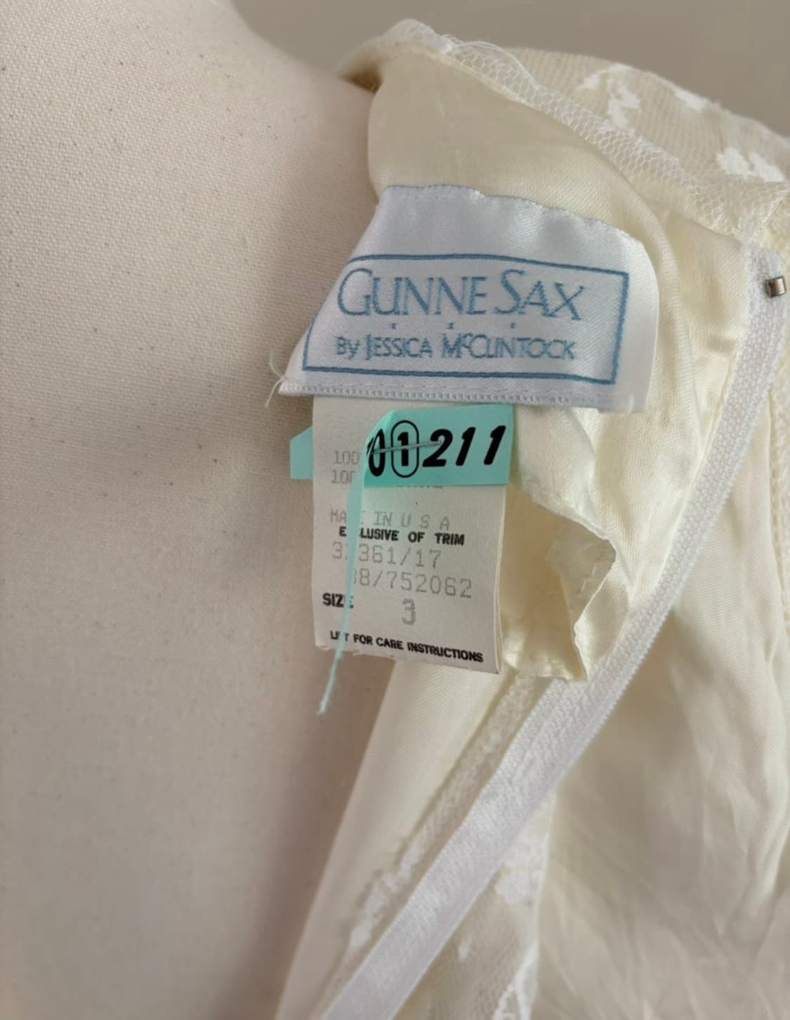 Gunne Sax 빈티지 레이스 드레스 상품이미지4