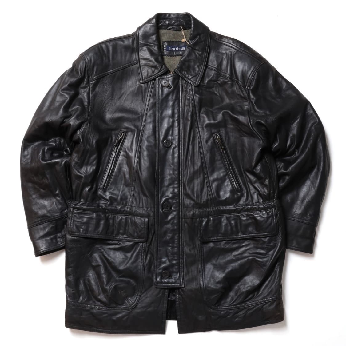 90's 노티카 nautica Lambskin Jacket   상품이미지1
