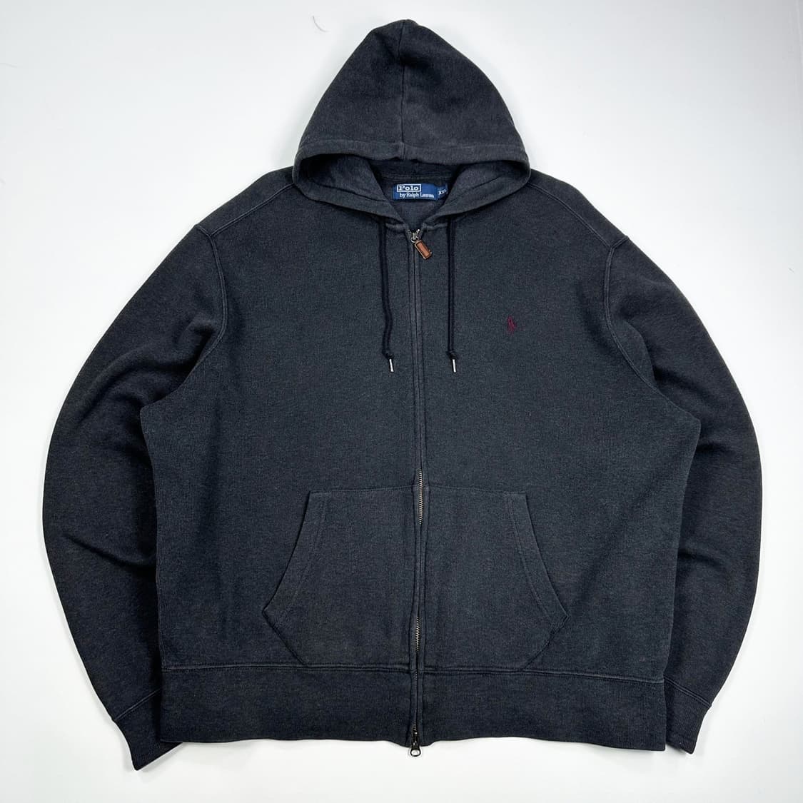 폴로 랄프로렌 포니 차콜 후드집업 (XXL) 상품이미지2