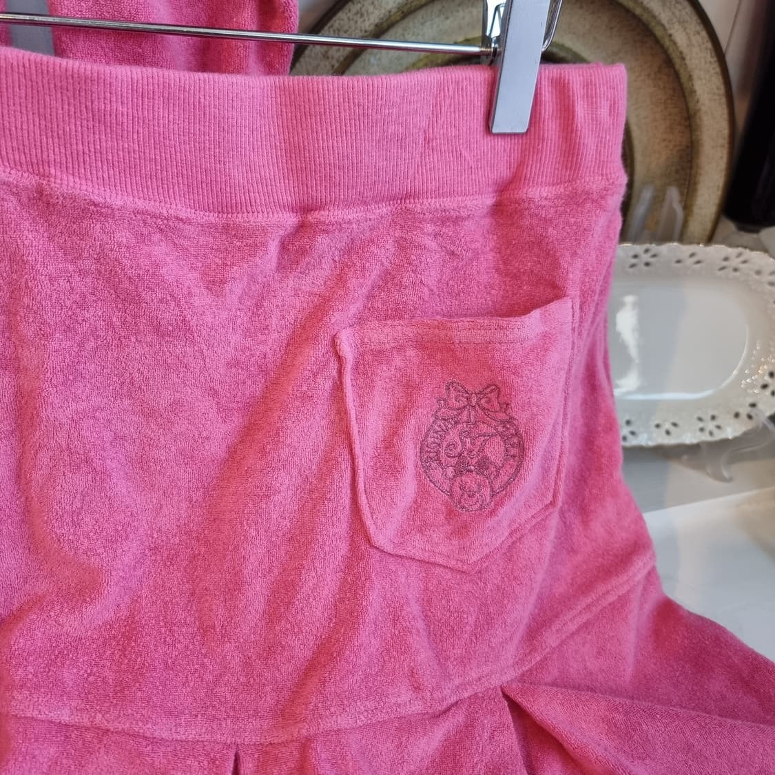 Shirley Temple 핑크 테리 후드 + 스커트 세트업 상품이미지7