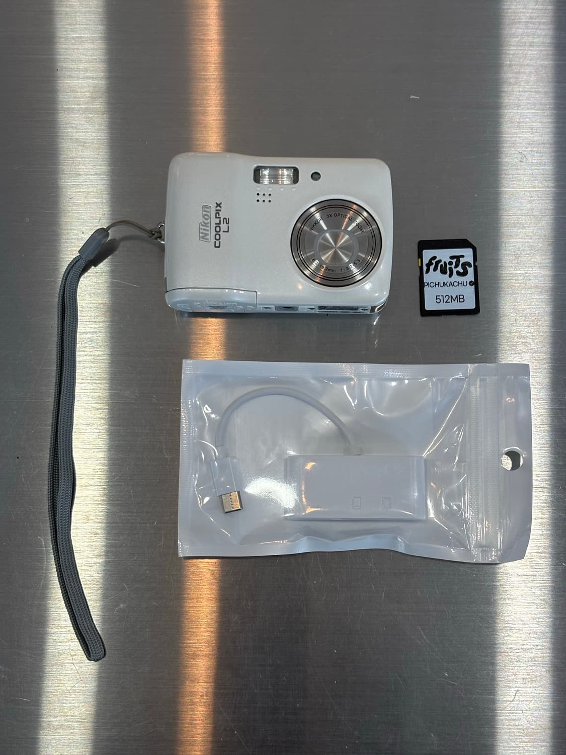 한글지원/날짜표시)니콘 쿨픽스 L2 화이트 빈티지디카 상품이미지2