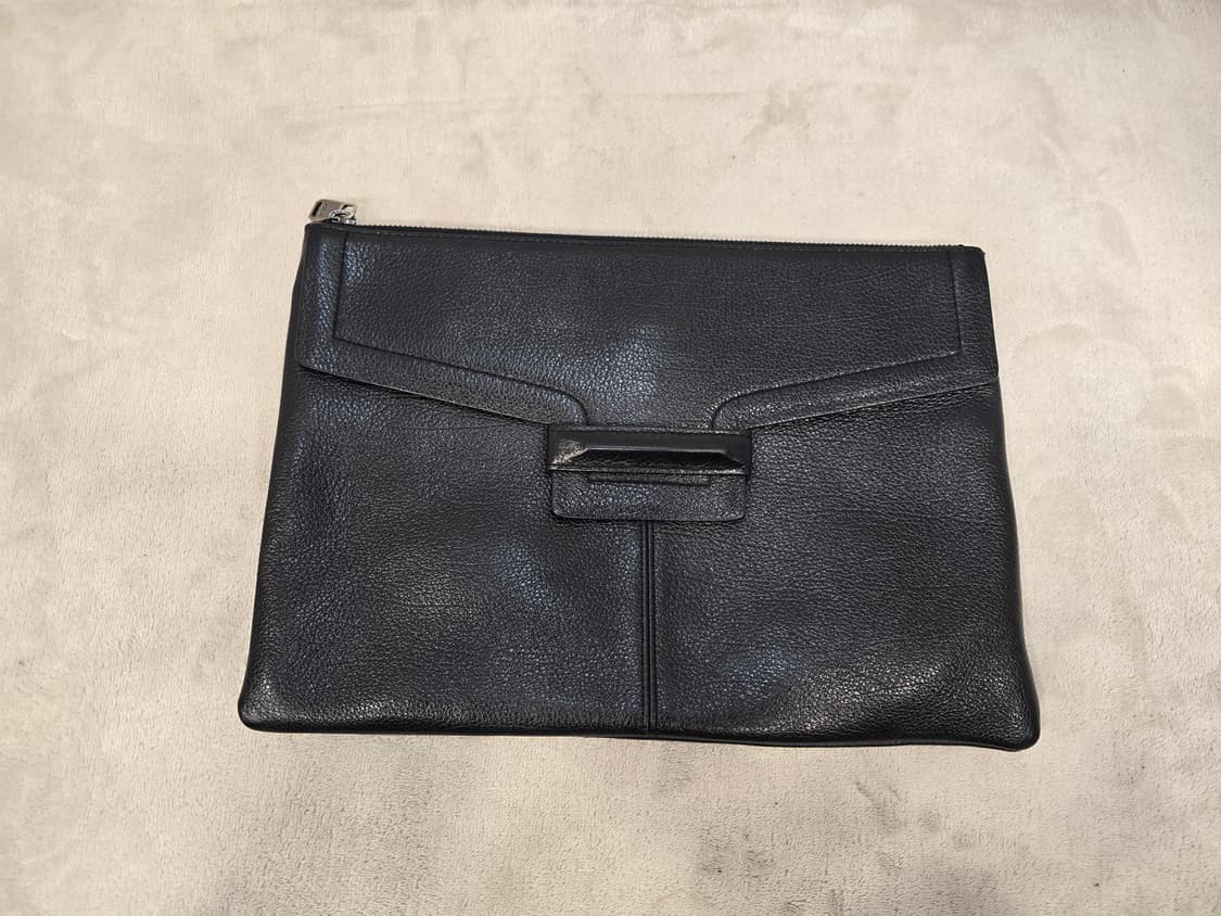 덱케 DEECKE 남여공용  블랙 가죽 클러치백 상품이미지1