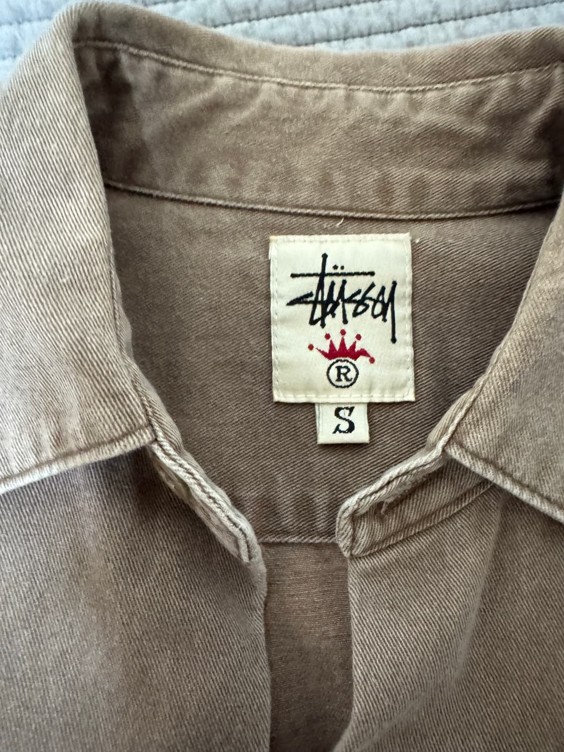 90s 올드스투시 크라운탭 셔츠 상품이미지3