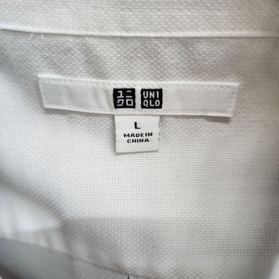 유니클로 원포켓 옥스포드 반팔셔츠 L(M~L) 상품이미지5