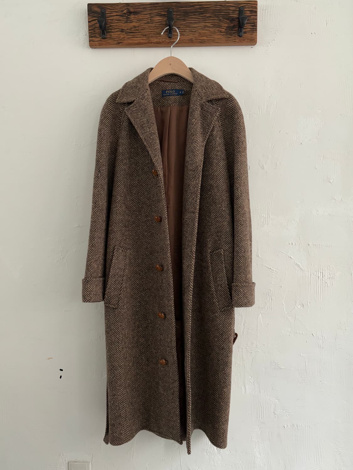 Polo 폴로 랄프로렌 울 헤링본 코트  상품이미지4
