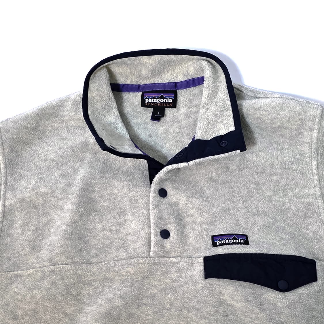 [S] 파타고니아 신칠라 스냅티 헤더 그레이 상품이미지4