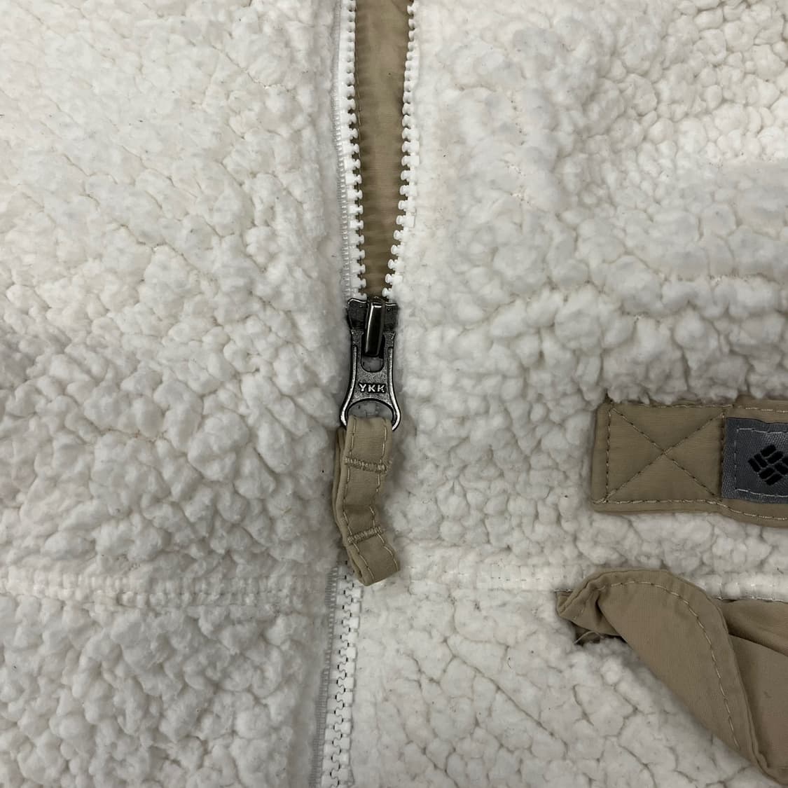 [정품/XXL] 컬럼비아 아이보리 뽀글이 플리스 집업 b18 상품이미지7