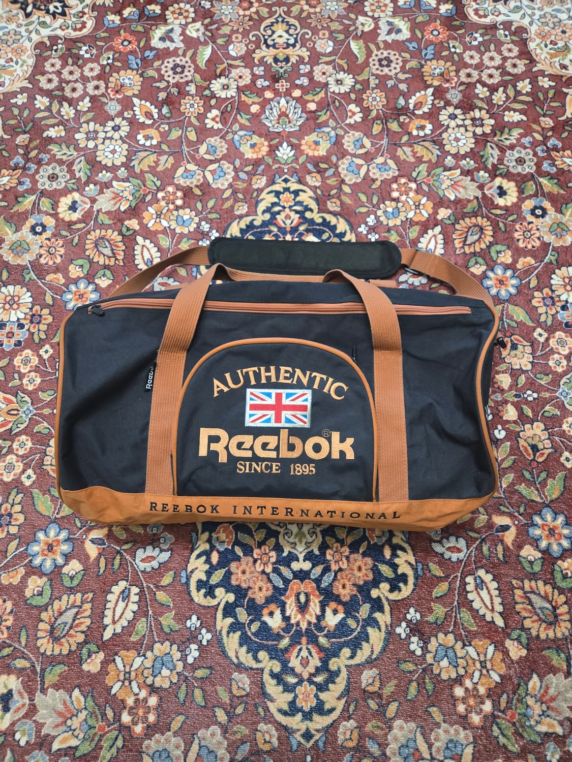 90s 빈티지 리복 REEBOK 로고 더플백 (더블 라인) 상품이미지2