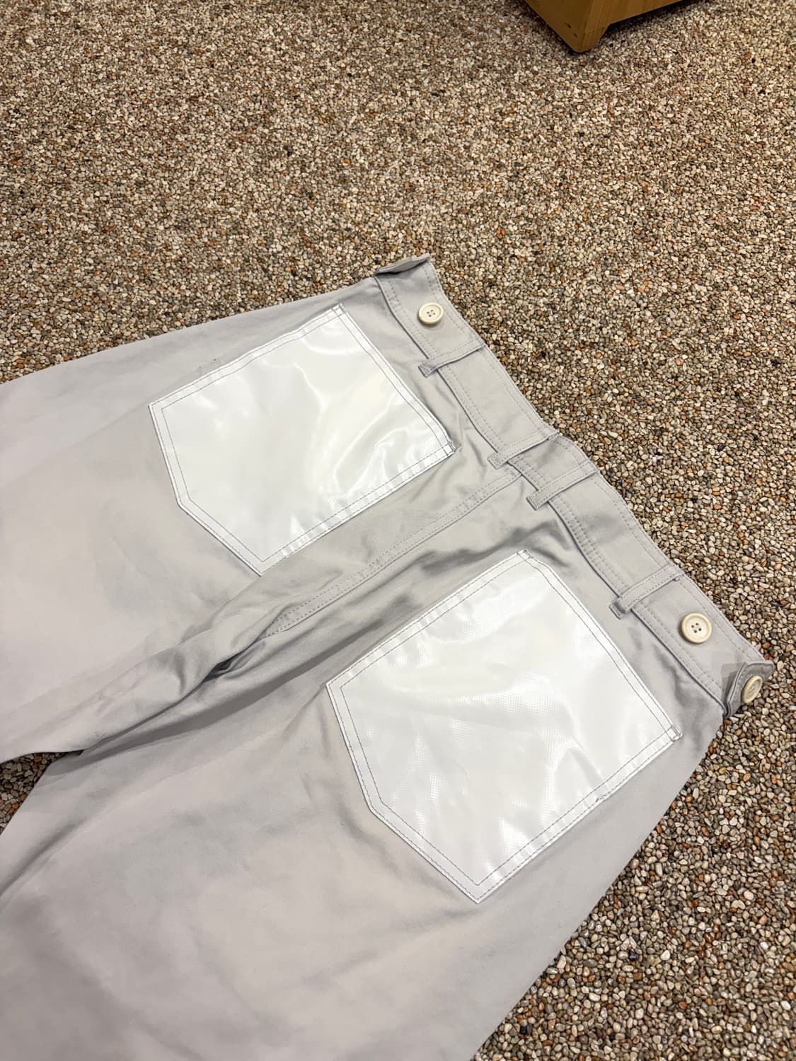 꼼데가르송 레더 백포켓 팬츠 상품이미지4