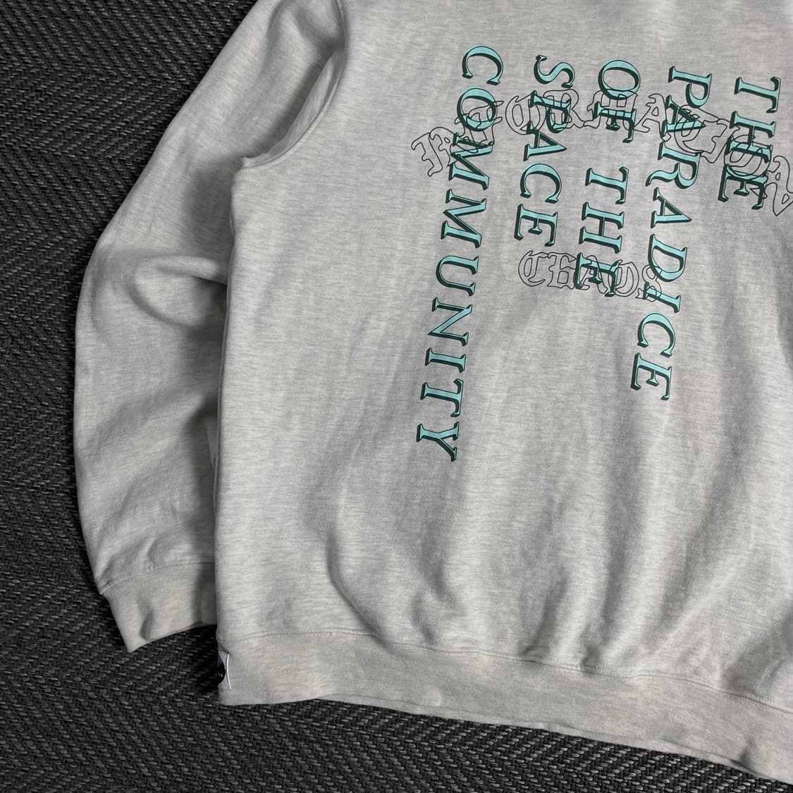 FUZZ 올드스쿨 레터링 박시핏 맨투맨o 3280 상품이미지3