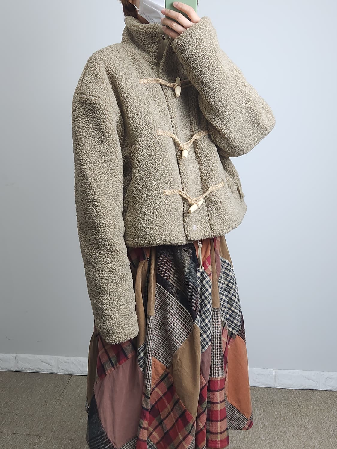 (파르티멘토) 플리스 더플 자켓 상품이미지5