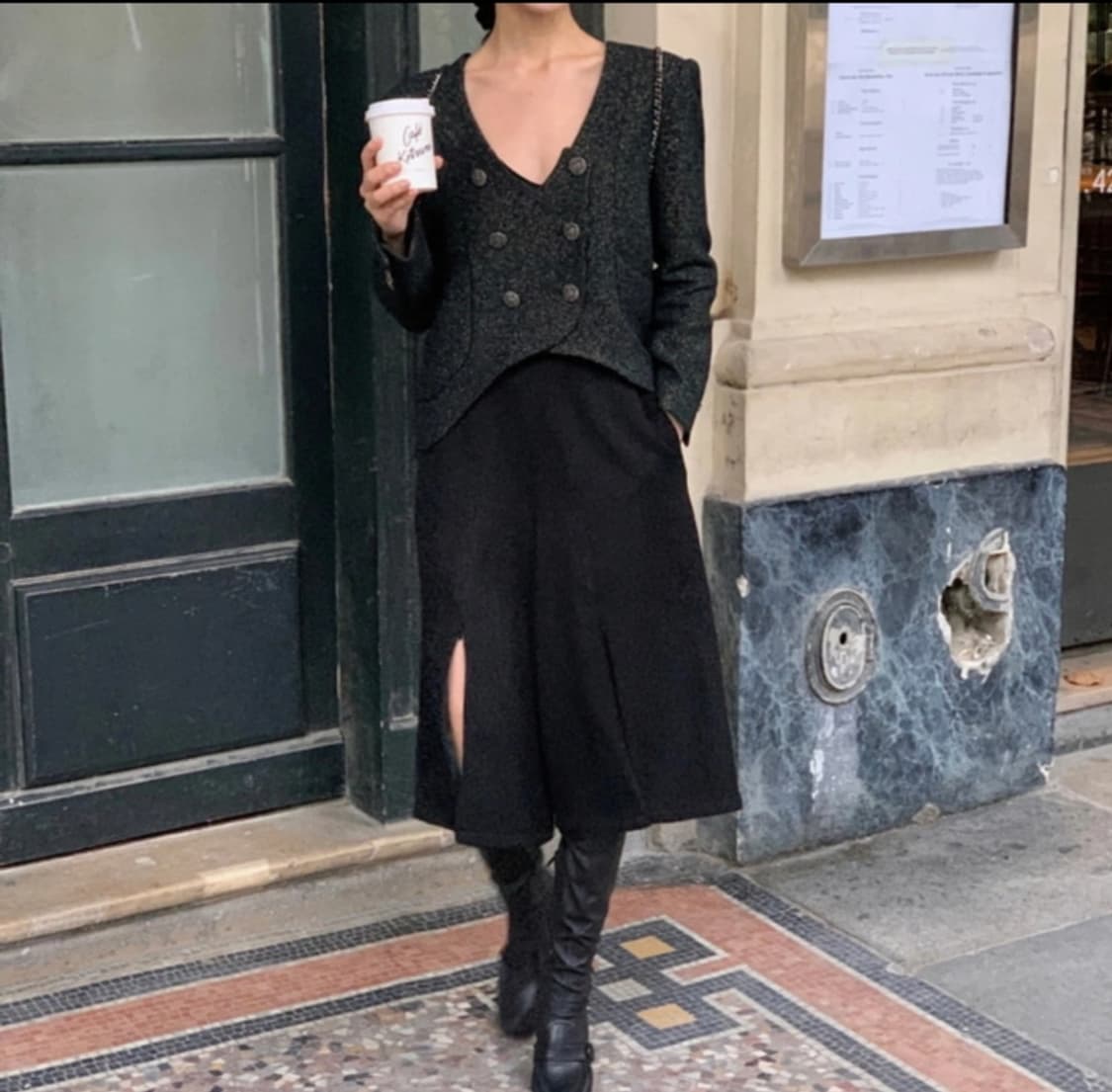 서쿠키 코듀로이 절개 팬츠 상품이미지2