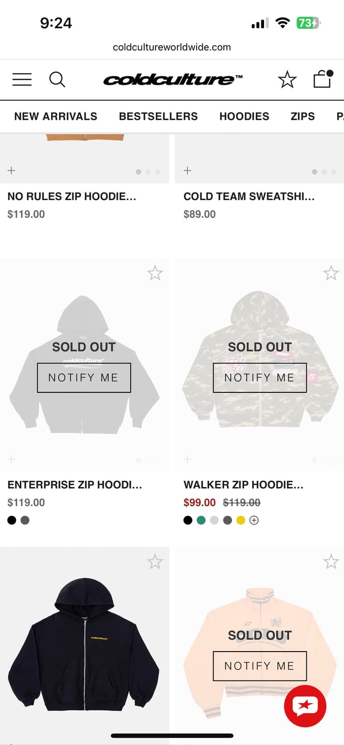 [Cold Culture] 콜드컬쳐 카모 후드집업 팝니다 (미개봉) 상품이미지3