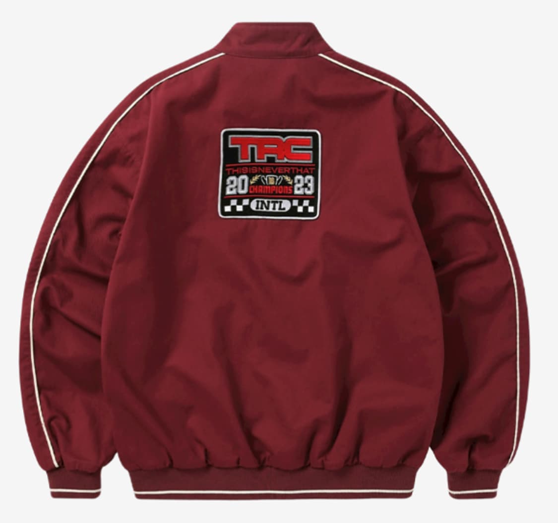디스이즈네버댓 TRC 레이싱 자켓 레드 (L) 상품이미지2
